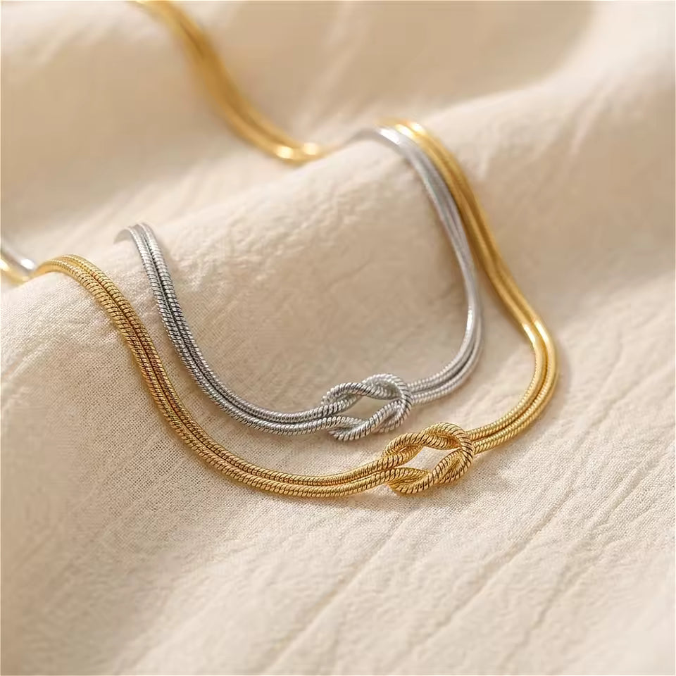 Matching Knot Bracelet Set
