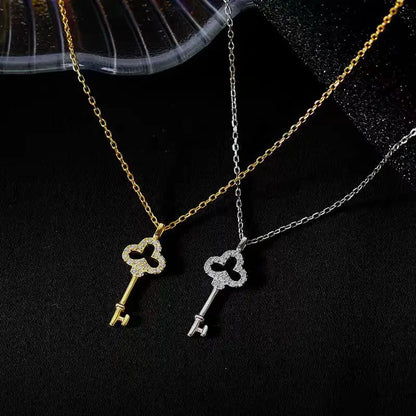 Diamond Key Necklace