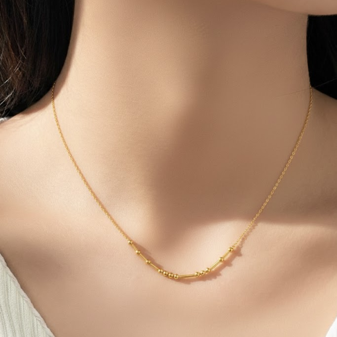 Morse Code Necklace