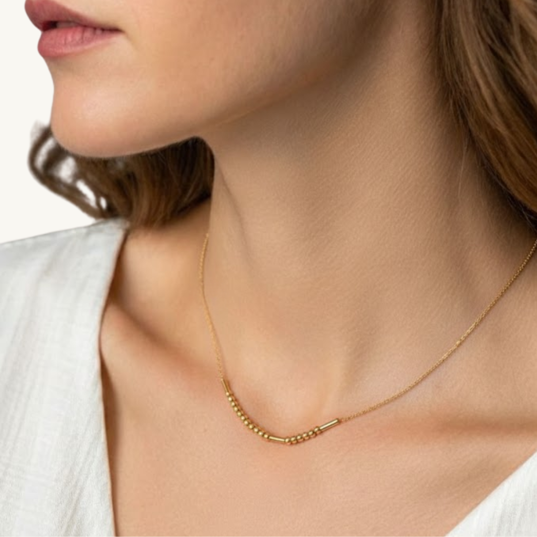 Morse Code Necklace