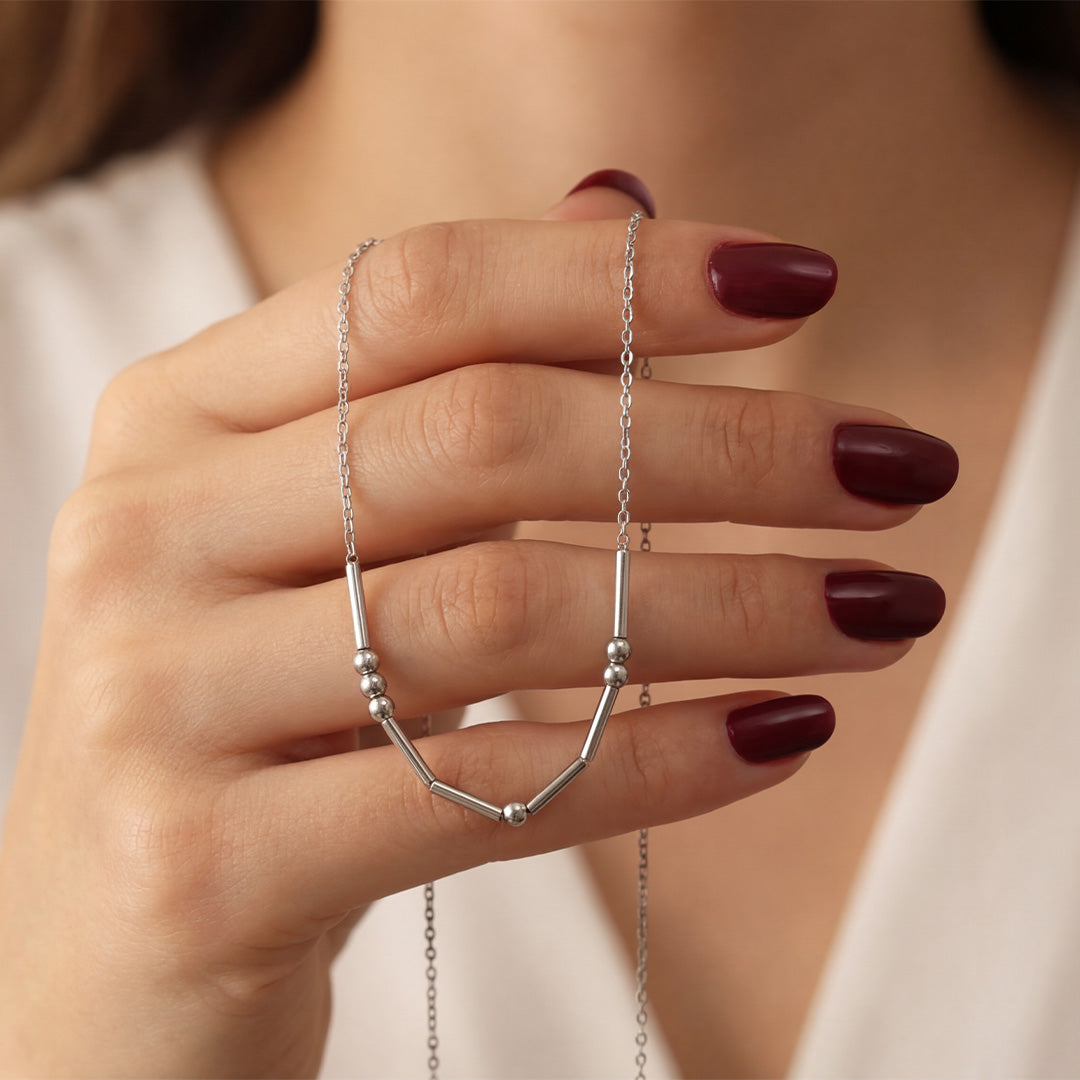 Morse Code Necklace